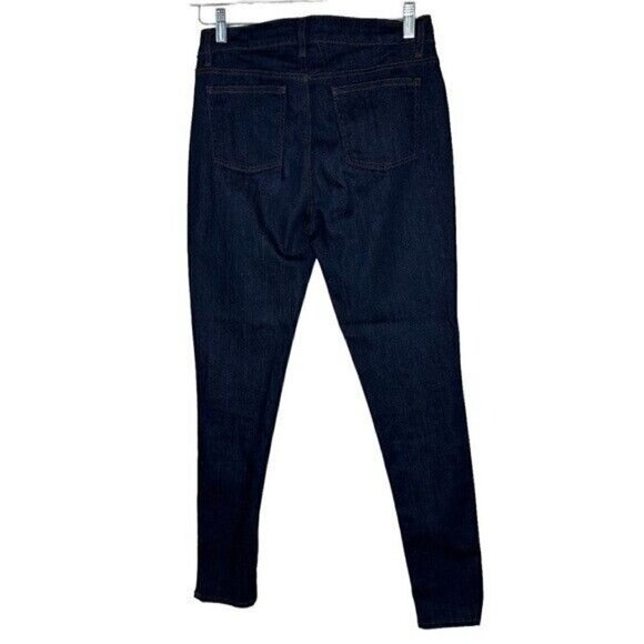 EILEEN Fisher Womens Denim Mid-Rise Skinny Jeans Navy Size 4 - Picture 3 of 9